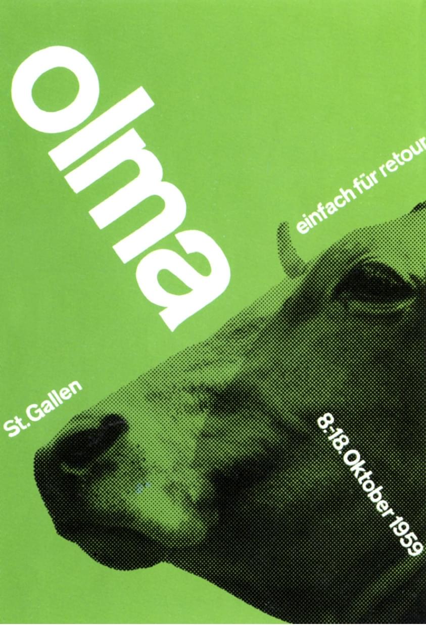 Swiss style 'Olma' poster