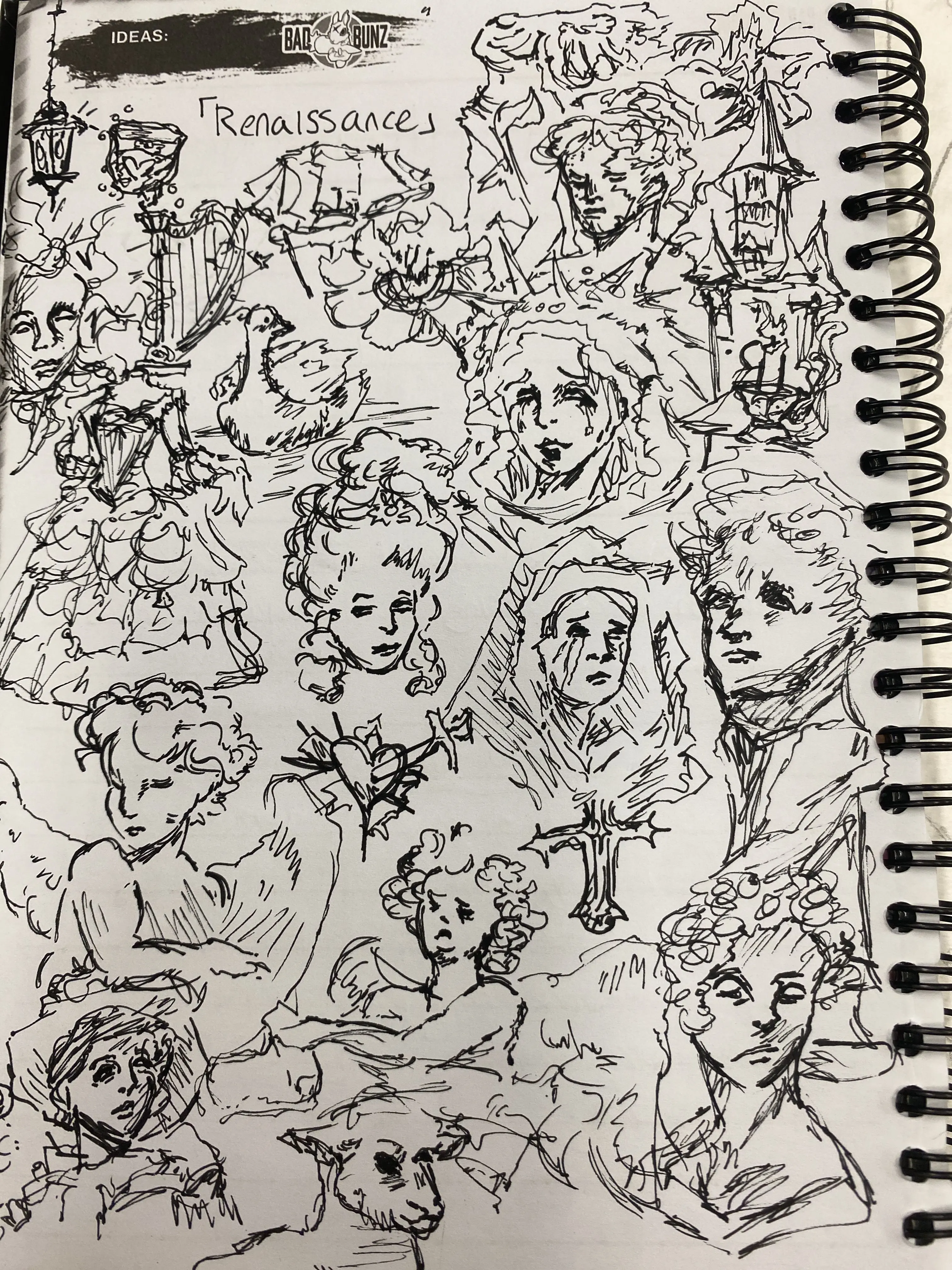 A series of visual brain dumps