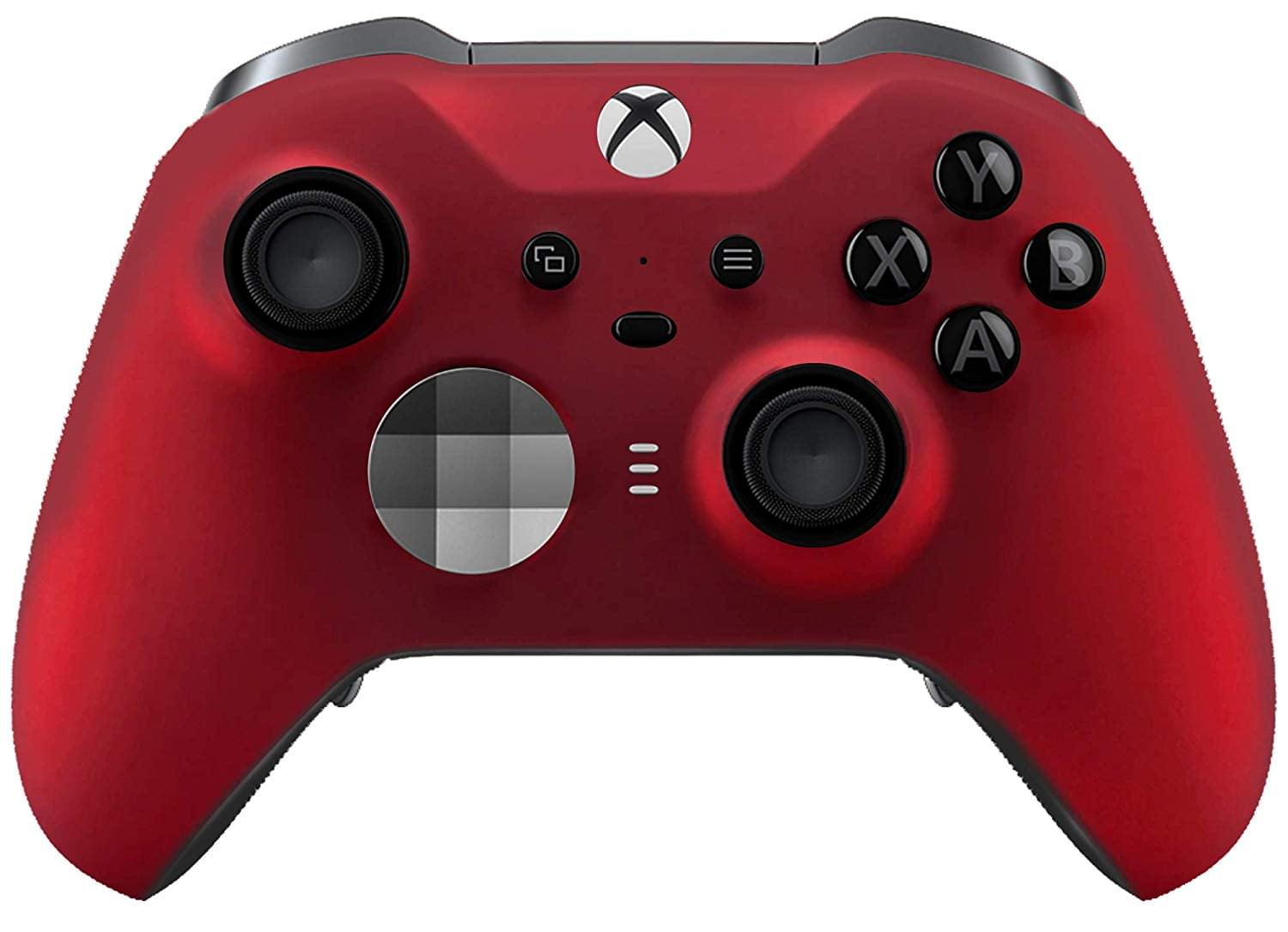 A red controller for the Xbox gaming console