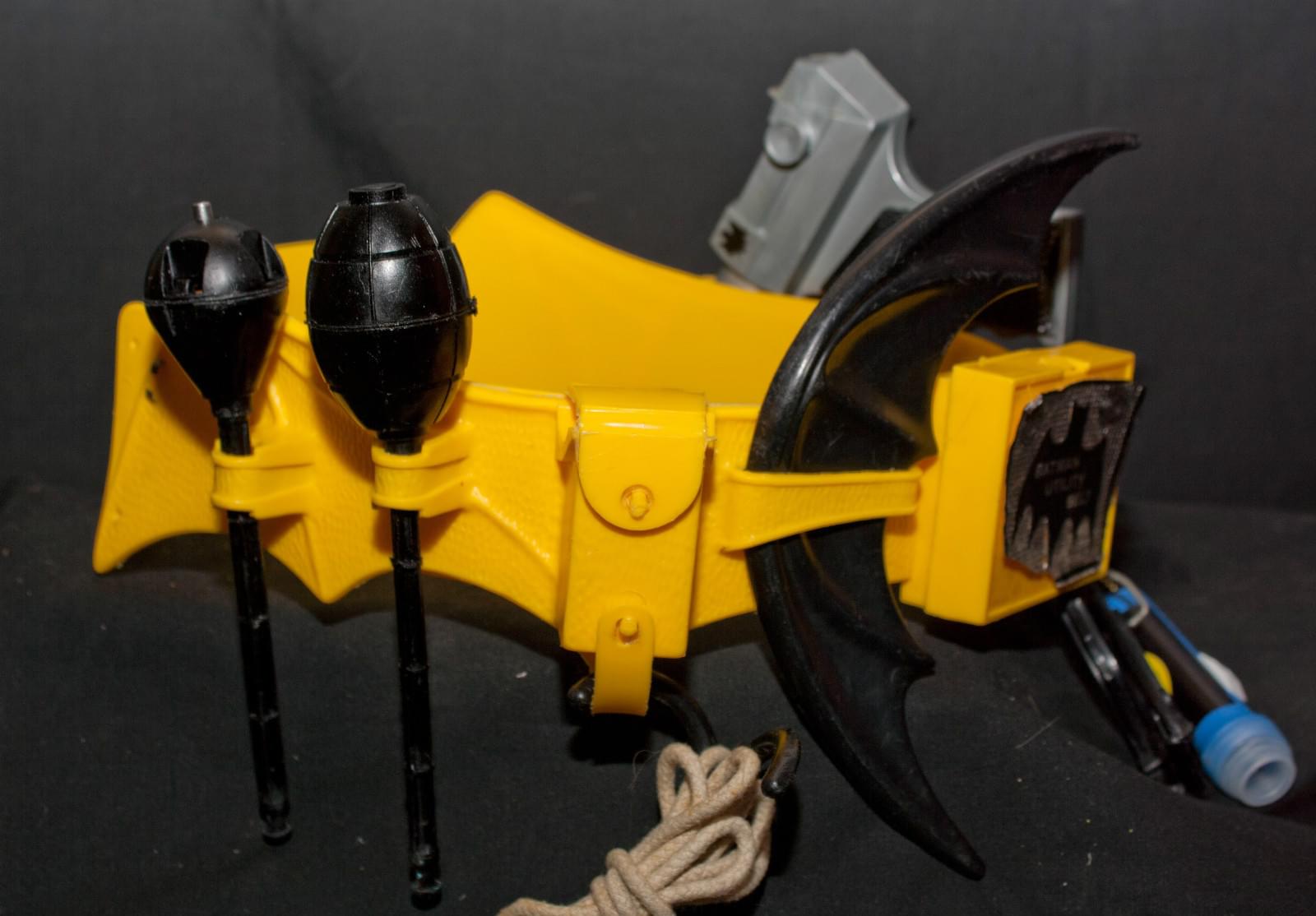 A toy Batman utility belt