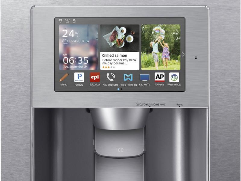 An internet-enabled refrigerator